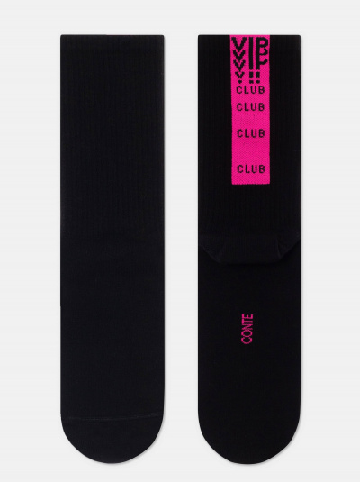 Носки CONTE ACTIVE черно-розовый 20С-20СП 433 - фото 1