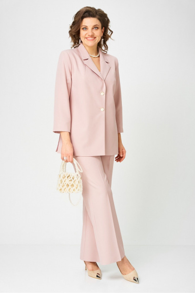 Брюки, жакет Vilena 1094 крем - фото 7