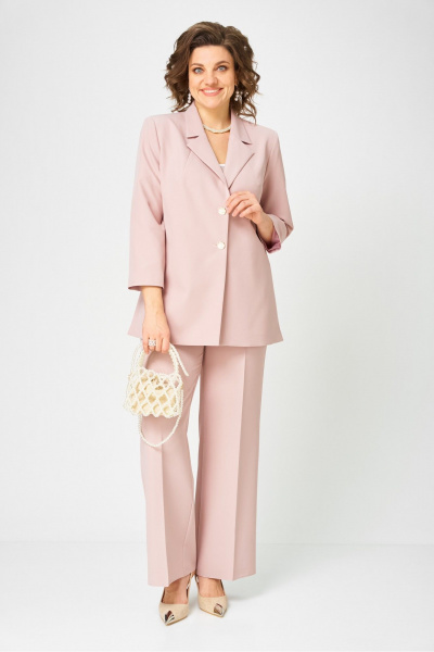 Брюки, жакет Vilena 1094 крем - фото 4