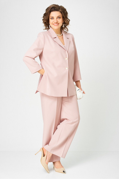 Брюки, жакет Vilena 1094 крем - фото 3