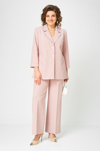 Брюки, жакет Vilena 1094 крем - фото 1