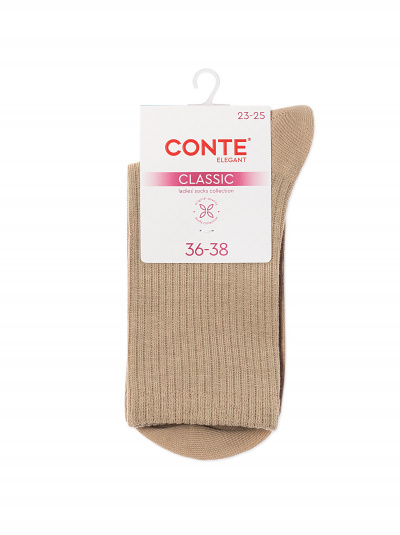 Носки CONTE CLASSIC бежевый 25С-32СП 751 - фото 1