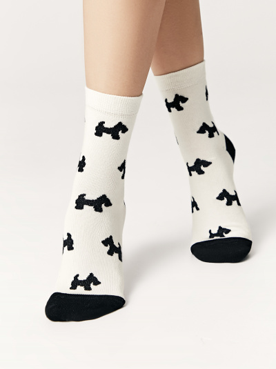 Носки CONTE CLASSIC молочный 7С-22СП 587 - фото 5