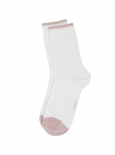 Носки CONTE CLASSIC молочный-пепельно-розовый 25С-32СП 785 - фото 4