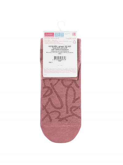 Носки CONTE CLASSIC пепельно-розовый 15С-15СП 687 - фото 3