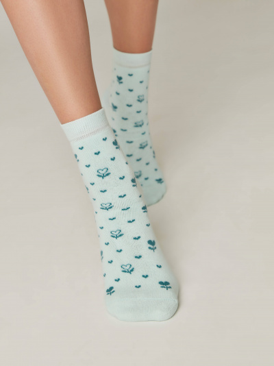 Носки CONTE COMFORT бледно-бирюзовый 7С-47СП 434 - фото 4
