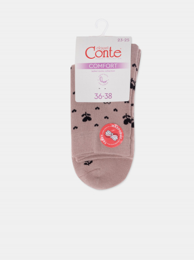 Носки CONTE COMFORT пепельно-розовый 7С-47СП 434 - фото 1