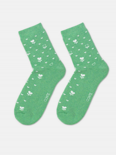 Носки CONTE COMFORT светло-зеленый 7С-47СП 434 - фото 1