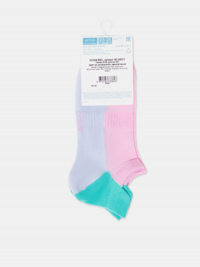 Носки CONTE CONTE светло-розовый-бледно-фиолетовый 19С-245СП 393 - фото 2