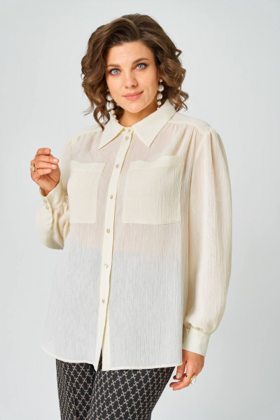 Блуза Andina city 5043-26 шампань - фото 9