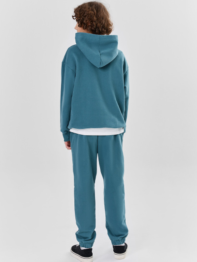 Брюки, худи Mark Formelle 393323/25-39251П-7 пыльный_изумруд_печать_1_сл_на_пол_ДК - фото 2