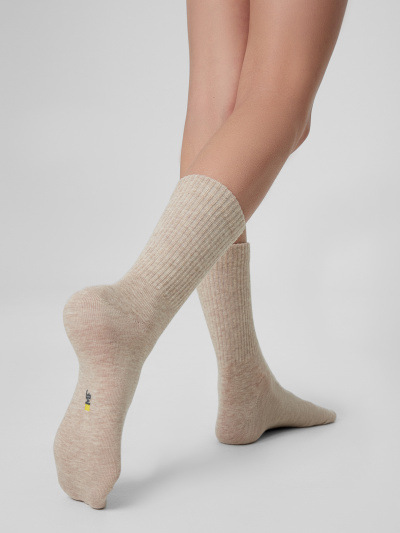 Носки Mark Formelle 444A-1850/B5-233444A беж.мел_св.сер.мел_т.сер.мел_рис.1850 - фото 1