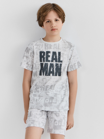 Футболка, шорты Mark Formelle 563318/25-40739ПП-0 мраморный_камуфляж_2_сл_на_пол - фото 1