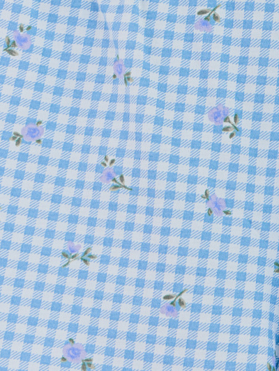 Рубашка, шорты Mark Formelle 567745/25-39633ПП-0 голубая_клетка_с_цветами - фото 1