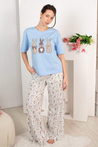 Брюки, футболка Купалинка 39401G.158-164 набивка - фото 1