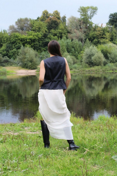 Жилет 16:48 11211GWV серыый - фото 13