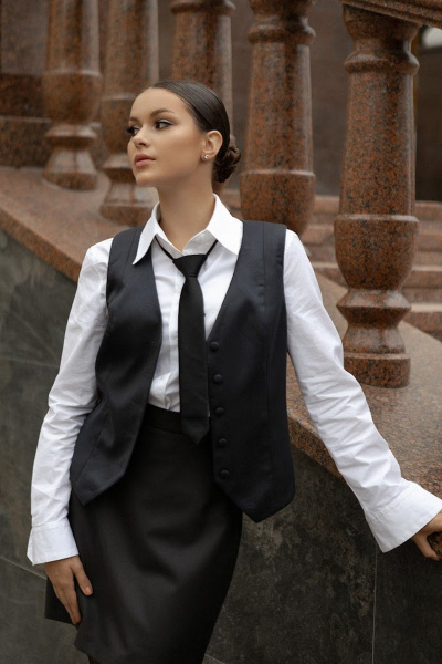 Жилет 16:48 11211GWV серыый - фото 11