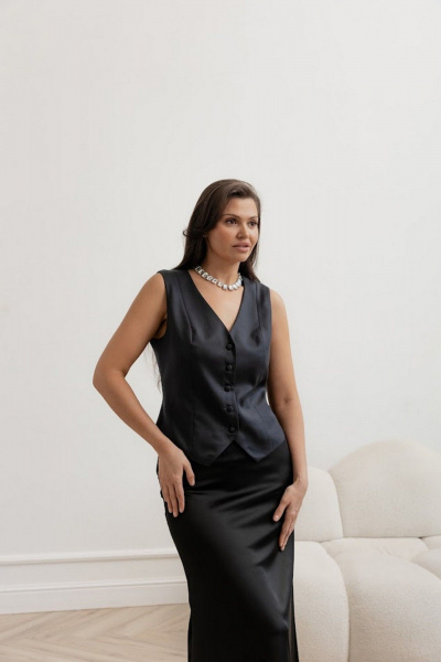 Жилет 16:48 11211GWV серыый - фото 6