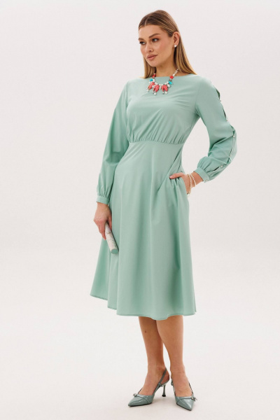 Платье Anelli 1836 дымчатый_нефрит - фото 10