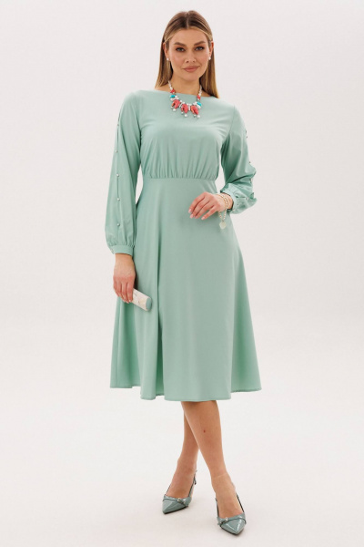 Платье Anelli 1836 дымчатый_нефрит - фото 2