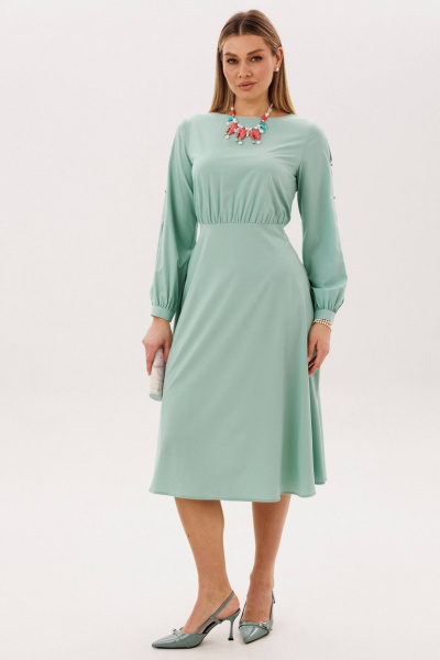 Платье Anelli 1836 дымчатый_нефрит - фото 1