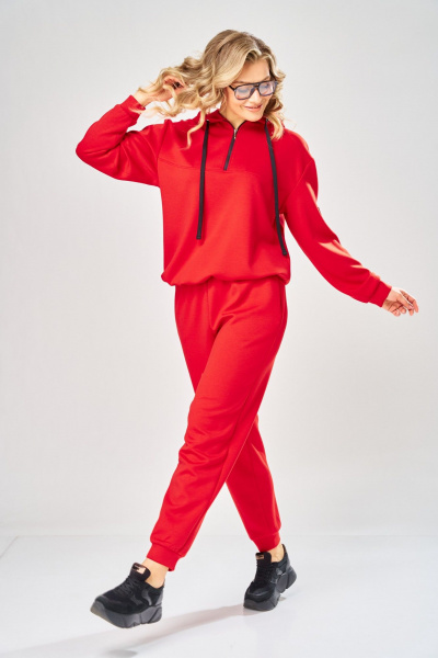 Брюки, джемпер ARTELLA А-1006 красный - фото 2