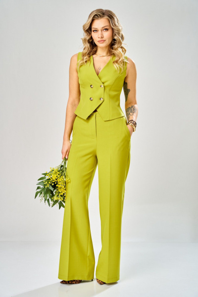 Брюки, жилет ARTELLA А-1007 лайм - фото 1