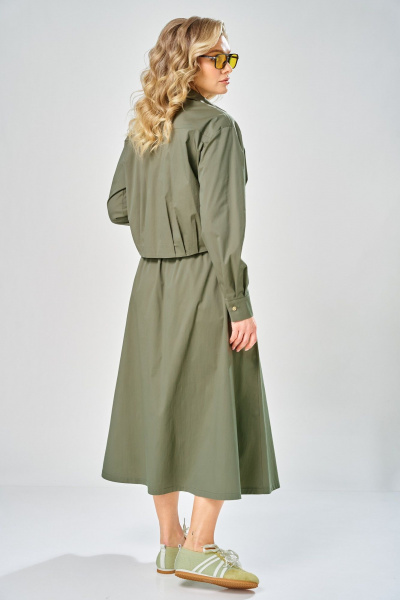 Блуза, юбка ARTELLA А-1010 хаки - фото 6