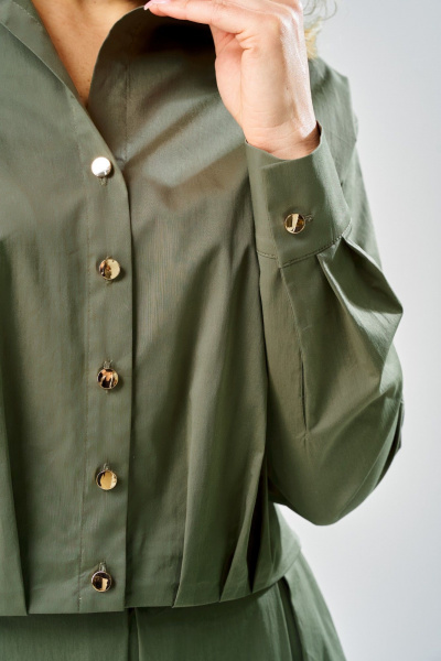 Блуза, юбка ARTELLA А-1010 хаки - фото 4