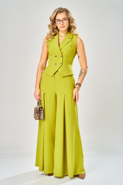 Брюки, жилет ARTELLA А-1011 лайм - фото 1