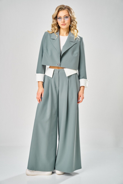 Брюки, жакет ARTELLA А-1012-1 ментол - фото 6