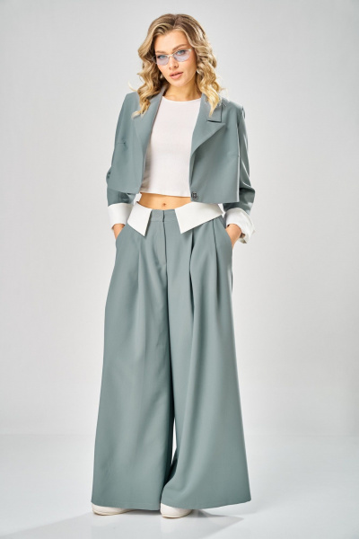 Брюки, жакет ARTELLA А-1012-1 ментол - фото 5