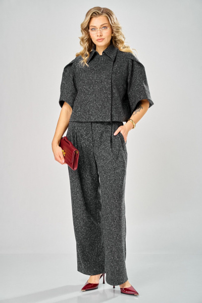 Брюки, жакет ARTELLA А-1023 темно-серый - фото 1