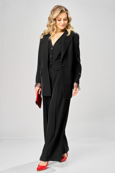 Брюки, жакет, жилет ARTELLA А-1028 черный - фото 7