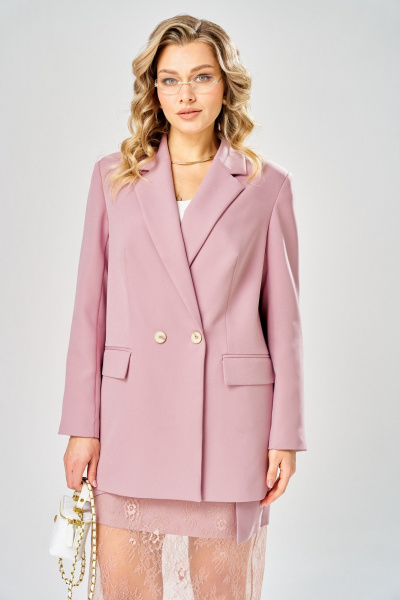 Жакет, юбка ARTELLA А-1039 палевя роза - фото 2