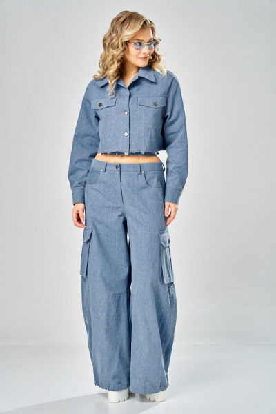 Брюки ARTELLA А-1046 голубой - фото 1