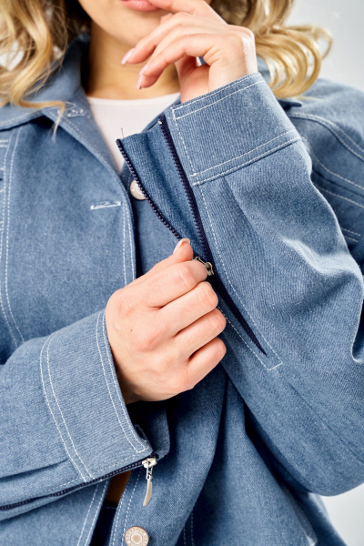 Куртка, юбка ARTELLA А-1049 голубой - фото 6