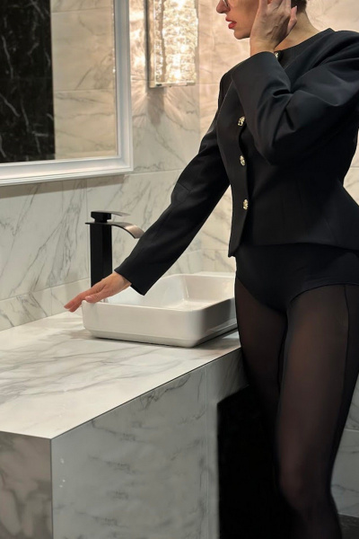 Жакет 16:48 И60-4ПШ черный - фото 10