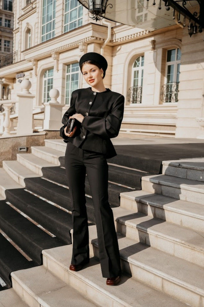 Жакет 16:48 И60-4ПШ черный - фото 6