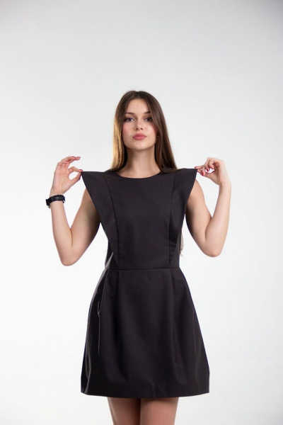 Платье 16:48 V25-01 графит - фото 21