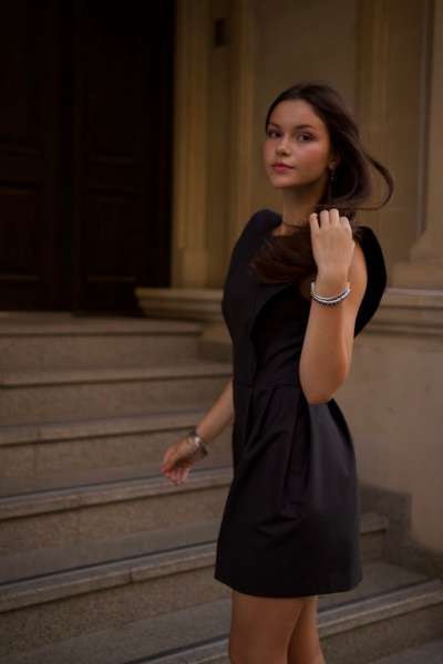 Платье 16:48 V25-01 графит - фото 15