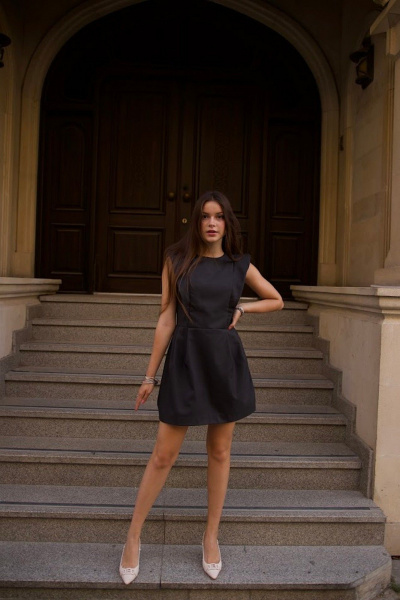 Платье 16:48 V25-01 графит - фото 12