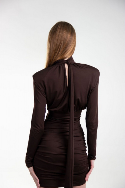 Платье 16:48 ППД-4Т шоколад - фото 9