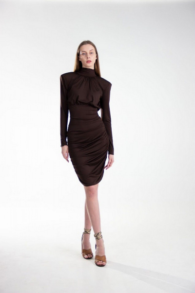 Платье 16:48 ППД-4Т шоколад - фото 7