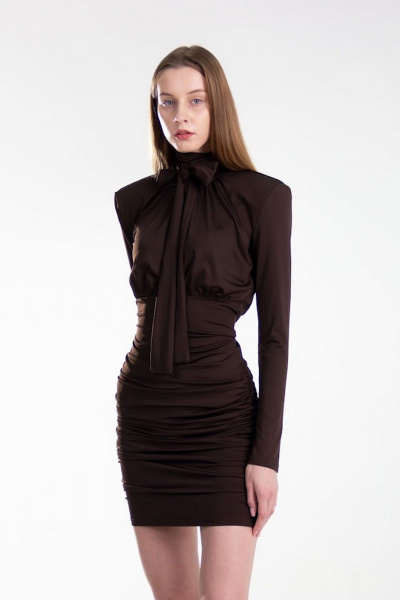 Платье 16:48 ППД-4Т шоколад - фото 6