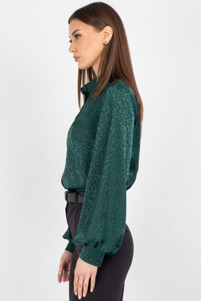Блуза VIZAVI 741 изумруд - фото 8