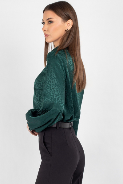 Блуза VIZAVI 741 изумруд - фото 6