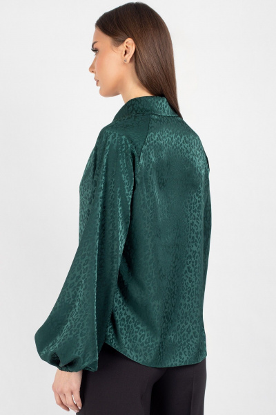 Блуза VIZAVI 742 изумруд - фото 9
