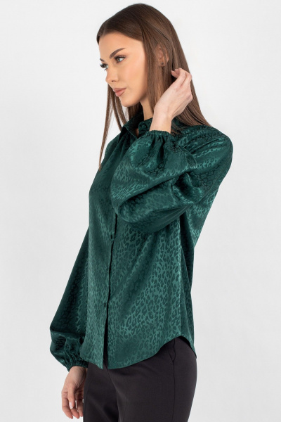 Блуза VIZAVI 742 изумруд - фото 6