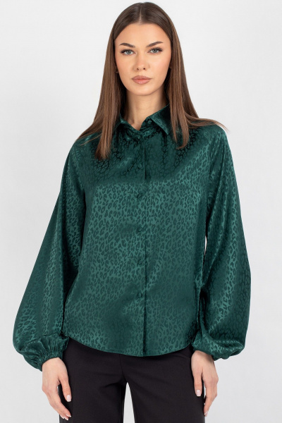 Блуза VIZAVI 742 изумруд - фото 1
